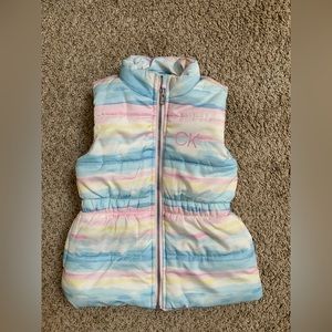 3T Girls Calvin Klein puffy vest , EUC!